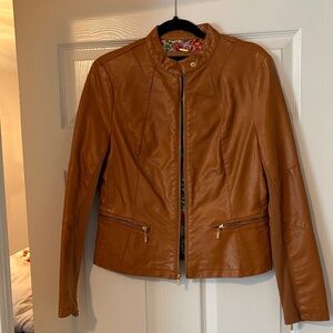 Faux leather jacket